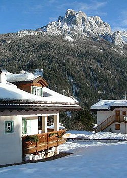 Wohnung - San Giovanni di Fassa - Vigo - Außenansicht Winter - Photo ID 1160