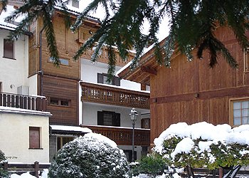 Wohnung - MOENA - Außenansicht Winter - Photo ID 1232