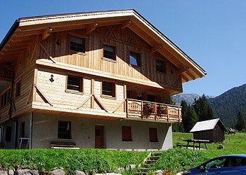 Wohnung - San Giovanni di Fassa - Pozza - Außenansicht Sommer - Photo ID 1276