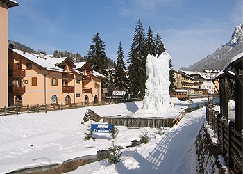 Wohnung - Moena - Außenansicht Winter - Photo ID 1379