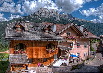 Wohnung - San Giovanni di Fassa - Vigo - Außenansicht Sommer - Photo ID 1519