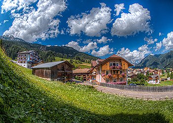 Wohnung - San Giovanni di Fassa - Vigo - Außenansicht Sommer - Photo ID 1521
