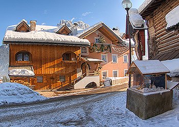 Bytě - San Giovanni di Fassa - Vigo - Zvenčí - v zimě - Photo ID 1522