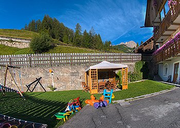 Wohnung - San Giovanni di Fassa - Vigo - Garten - Photo ID 1525