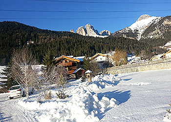 Wohnung - Campitello di Fassa - Außenansicht Winter - Photo ID 1542
