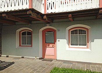Appartamento a Campitello di Fassa. Particolare dell'ingresso al vostro appartamento