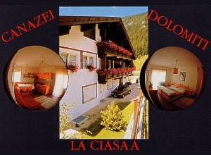 Appartamento a Canazei. La cartolina