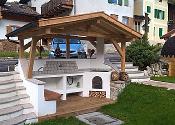 Residence a San Giovanni di Fassa - Pera. barbecue