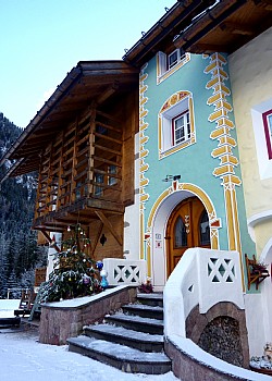 Wohnung - Campitello di Fassa - Außenansicht Winter - Photo ID 2282
