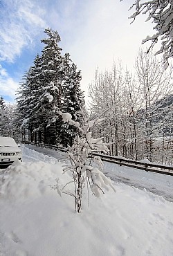 Bytě - San Giovanni di Fassa - Vigo - Zvenčí - v zimě - Photo ID 2507