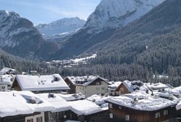 Wohnung - Canazei. Panorama mit Tobià de Vale
