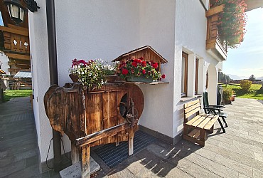 Wohnung - San Giovanni di Fassa - Pozza - Außenansicht Sommer - Photo ID 3153