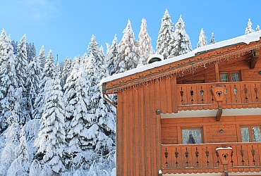 Wohnung - San Giovanni di Fassa - Pozza - Außenansicht Winter - Photo ID 3239