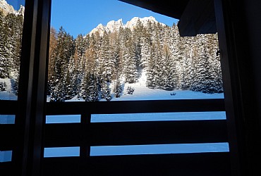 Wohnung - San Giovanni di Fassa - Muncion - Außenansicht Winter - Photo ID 3297