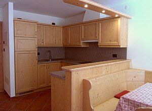 Residence a San Giovanni di Fassa - Pozza. La cucina