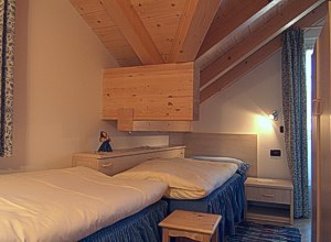 Appartamento a San Giovanni di Fassa - Pozza. Camera doppia