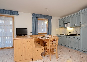 Residence a Campitello di Fassa. Connessione WIRELESS in tutti gli appartamenti.