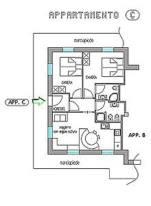 Appartamenti Cleva - PIANTA APPARTAMENTO TIPO 