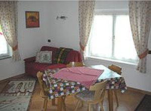 Wohnung - San Giovanni di Fassa - Vigo. Im Erdgeschoss aber mit wuenderbare Sicht ueber die 