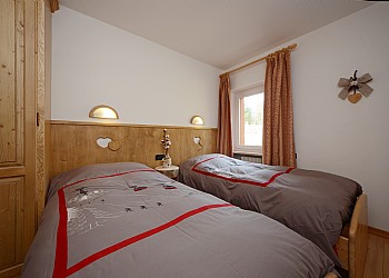 Wohnung - San Giovanni di Fassa - Vigo . Schlaffzimmer mit zwei Einzelbetten oder zweite Doppelbett Schlaffzimmer