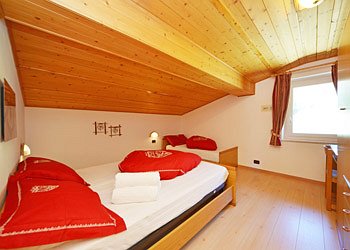 Wohnung - San Giovanni di Fassa - Vigo . Doppelbett Schlaffzimmer + ein extra Einzelbett