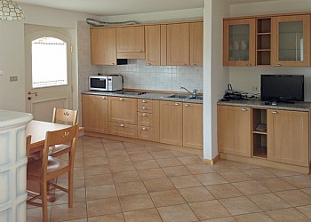 Appartamento a Campitello di Fassa. La Zona cucina
