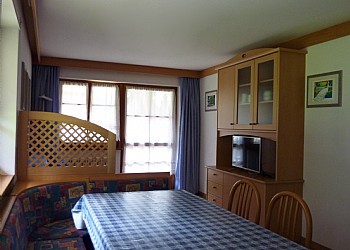Appartamento a Campitello di Fassa. App. nr. 1 (Trilo 6) - Cucina e soggiorno