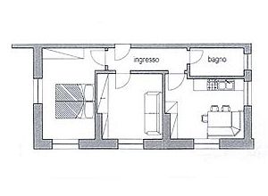 Wohnung - Moena. 
Wohnungsplan 