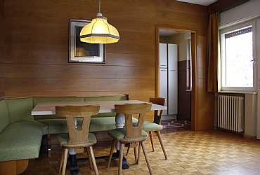Appartamento a Moena. Zona pranzo.