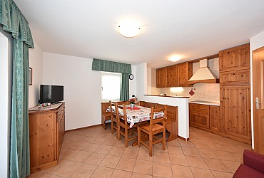 Apartment in Canazei - TRILO 2 BAGNI - Photo ID 7286