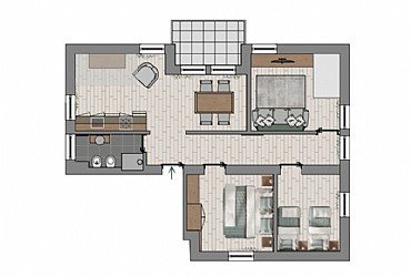 Appartamento a Moena - Suite Re Laurino - ID foto 7875