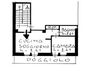 Casa Gotart - Questa è la piantina della struttura sopra descritta.