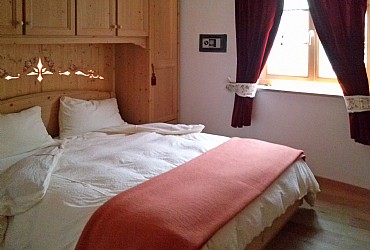 Chalet Tobià de Vale - Schlafzimmer Zweizimmerwohnung